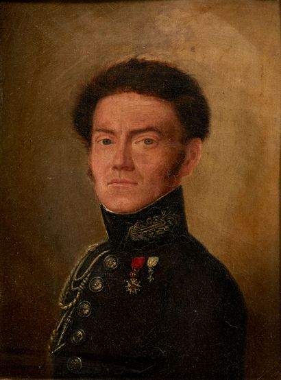 Achille de SAVIGNAC de MONTAMY (1785-1857).
Portrait...