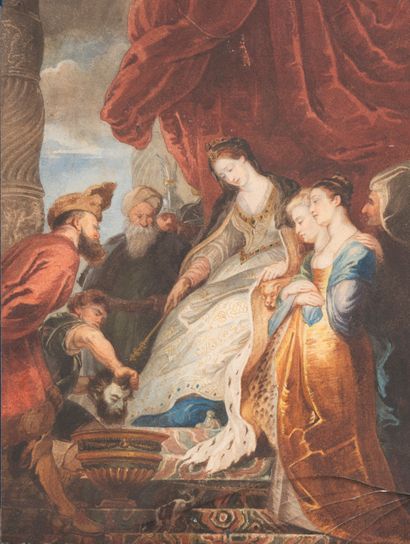 After RUBENS, 19th century French school.
Queen...