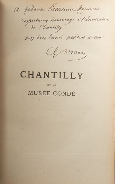 null MACON (Gustave). Chantilly et le musée Condé. Paris, Henri Laurens, 1925.

In-8,...