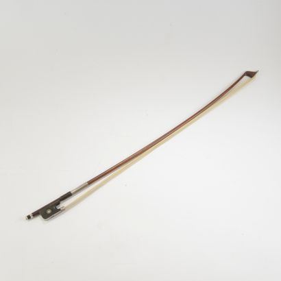 null Alfred STARK cello bow in all its main parts, excluding the later button, signed...