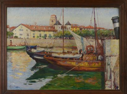 Louis FLOUTIER (1882-1936).

Le port de Saint-Jean-de-Luz...