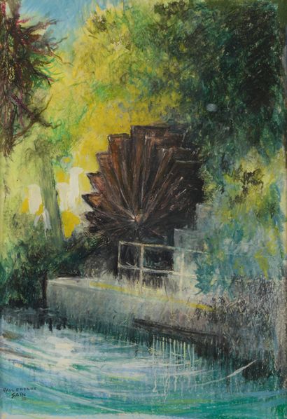 Paul-Étienne SAÏN (1904 - 1995).
Paysage...