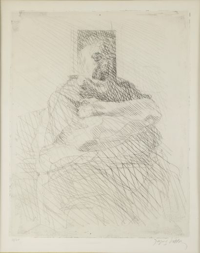 Jacques VILLON (1875-1963).

Portrait d'homme...