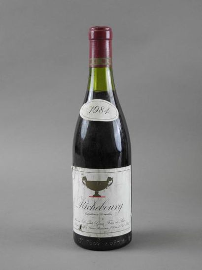 1 bouteille RICHEBOURG, Gros F&S 1984 (LB,...