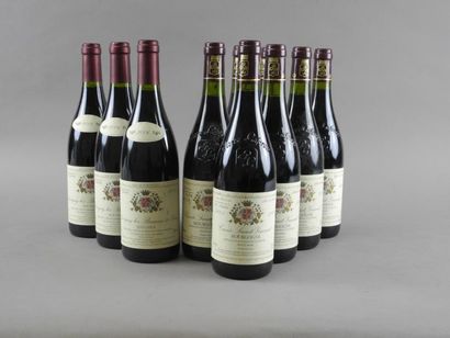 null Ensemble de 10 bouteilles : 4 bouteilles BOURGOGNE "Saint-Vincent" P. Laforest...