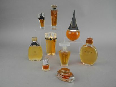 null Divers parfumeurs Lot comprenant neuf flacons: parfums CALVIN KLEIN (125 ml,...