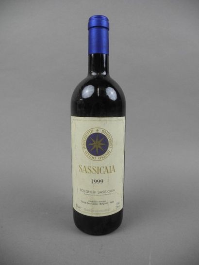null 1 bouteille BOLGHERI Sassicaia 1999 (elt)