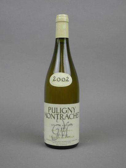 null 3 bouteilles PULIGNY-MONTRACHET "Folatières", Gacon-Moingeon 2002
