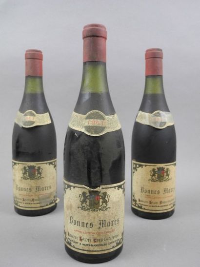null 3 bouteilles BONNES-MARES, Baron Christophe 1961 (es, 1 TLB)
