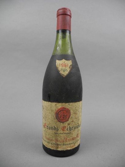 null 5 bouteilles GRANDS-ECHEZEAUX, H. Lamarche 1961 (es, LB)

