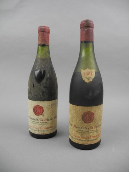 null 2 bouteilles LA GRANDE RUE, H. Lamarche 1961 (1 B ets, 1 SM présumée, es)
