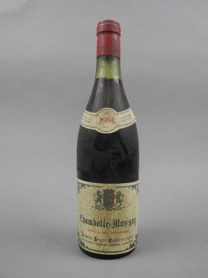 null 12 bouteilles CHAMBOLLE-MUSIGNY Baron Christophe 1964 (ets)
