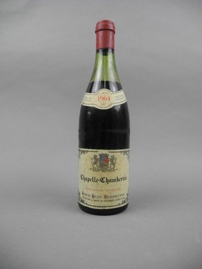 null 6 bouteilles CHAPELLE-CHAMBERTIN, Baron Christophe 1964 (es, 2 TLB, 3 MB, 1...