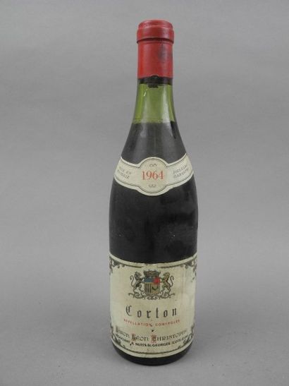 null 6 bouteilles CORTON Baron Christophe 1964 (es, 2 LB)
