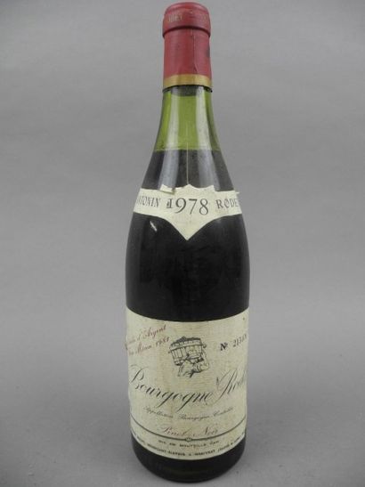 null 12 bouteilles BOURGOGNE "Pinot noir" A. Rodet 1978 (es, 1 TLB)