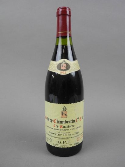 null 1 bouteille GEVREY-CHAMBERTIN "Cazetiers", Grivelet 1992