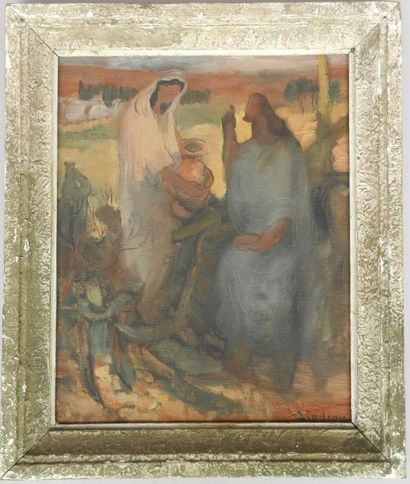 null 2SIODEAU (?), Marais et Samaritaine, 2 huiles sur toile signées en bas à droite....
