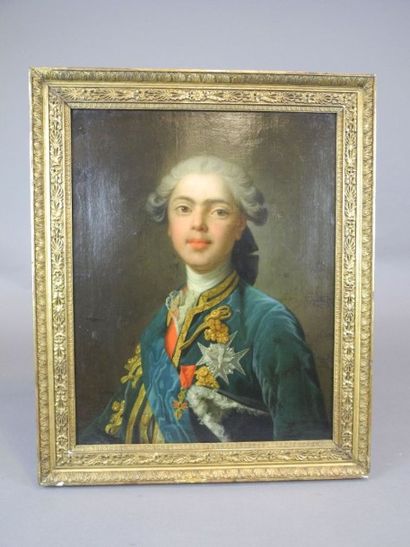 null École Française du XVIIIe siècle. / Portrait de Louis XVI jeune. / Huile sur...