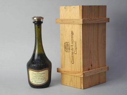 1 Bouteille COGNAC «Grande Champagne» Gaston...