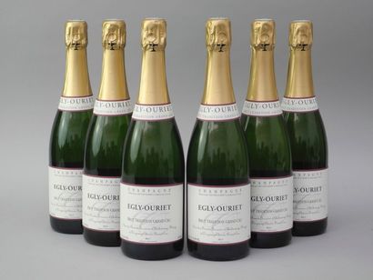 null 6 Bouteilles CHAMPAGNE «Brut Tradition», Egly Ouriet