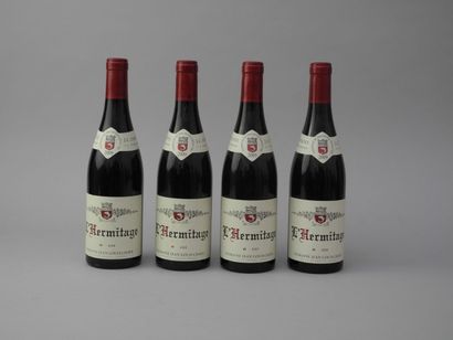 4 Bouteilles HERMITAGE JL Chave 2009