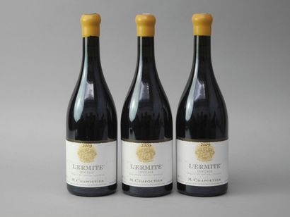 3 Bouteilles ERMITAGE «L'Ermite», Chapoutier...