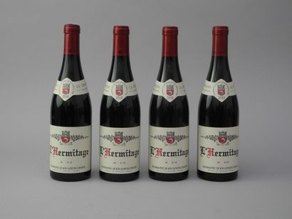 4 Bouteilles HERMITAGE JL Chave 2010