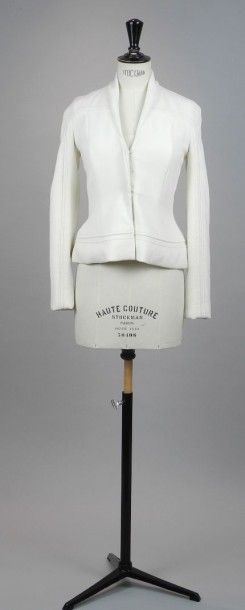 Christophe Josse - Haute Couture / Veste blanc cassé. null