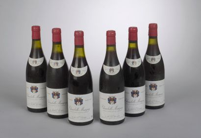 6 bouteilles CHAMBOLLE-MUSIGNY Doudet-Naudin...