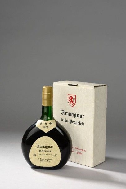 1 bouteille ARMAGNAC BARTHE 1979 