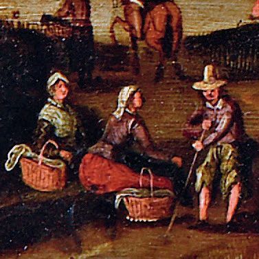 Christoffel van den BERGHE (actif à Middleburgh vers 1590 - mort après 1645?) Cavaliers...