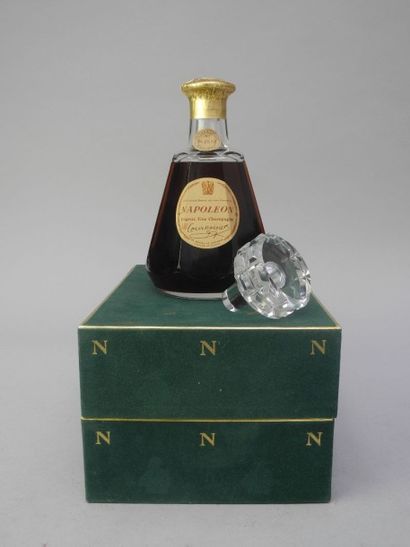 null 1 bouteille COGNAC "Napoléon", Courvoisier (coffret avec carafe Baccarat)