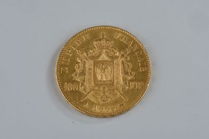 null Une PIÈCE de 100 francs en or 1869