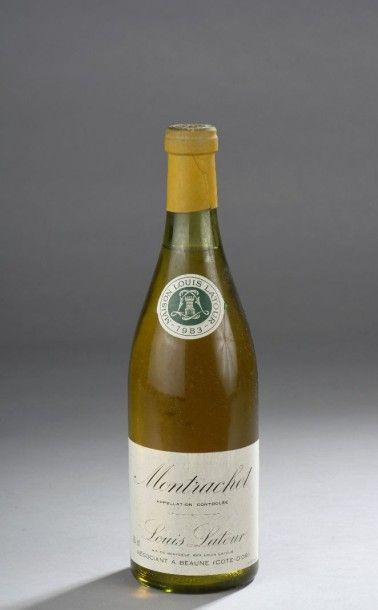 null 1 bouteille Montrachet L. Latour 1983 (elt, J)