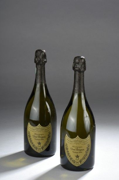 null 2 bouteilles Champagne "Dom Pérignon" Moët et Chandon 2000 