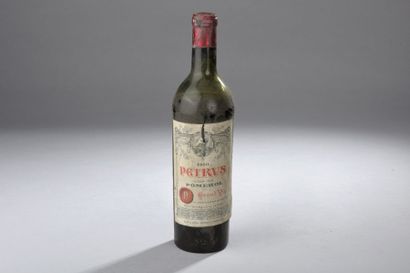 null 1 bouteille Petrus, Pomerol 1950 (ela, capsule abimée, vidange)