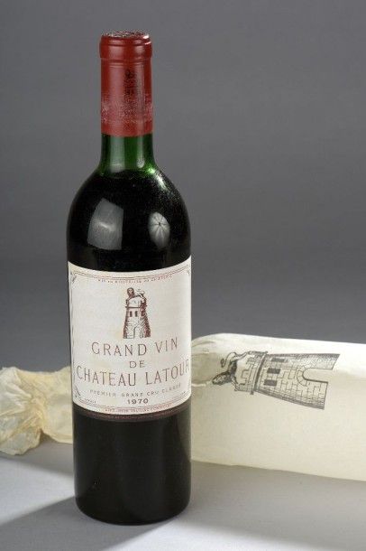null 1 bouteille ch. Latour, 1° cru Pauillac 1970 (LB)