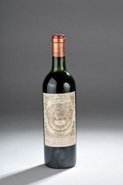null 1 bouteille ch. Pichon Longueville Baron, 2° cru Pauillac 1975 (TLB)