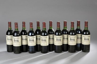 null 12 bouteilles ch. La Fagnouse, St-Emilion 1983 (4TLB)