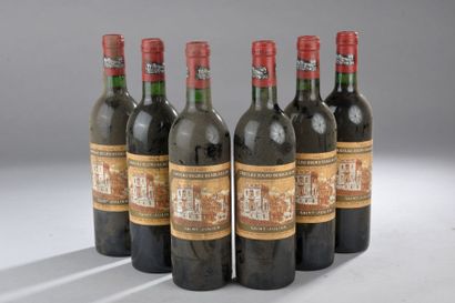 null 6 bouteilles ch. Ducru Beaucaillou, 2° cru Saint-Julien 1983 (es)