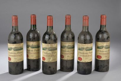 null 6 bouteilles ch. Pavie, 1° grand cru St-Emilion 1985 (es)