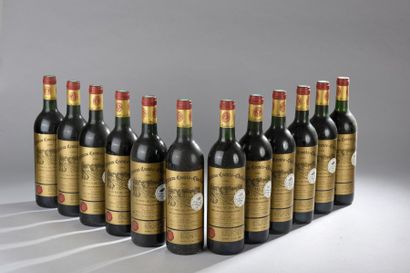 null 12 bouteilles ch. Croûte-Charlus, Côtes de bourg 1990