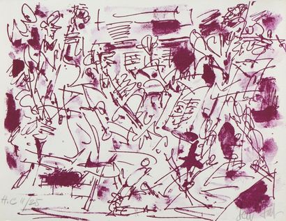 GEN PAUL (1895 - 1975) 
Le quatuor.
Lithographie en couleurs sur vélin. Épreuve signée,...