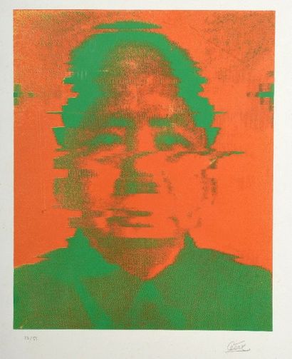 César BALDACCINI dit CESAR (1921 - 1998) 
Mao.
Offset en couleurs sur vélin. Épreuve...