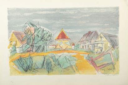 Jacques VILLON (1875 - 1963) 
Le Pigeonnier normand, 1959-60.
Lithographies en couleurs....