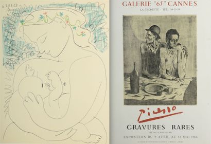 PABLO PICASSO (1881 - 1973) 
Le repas frugal.
Affiche, catalogue Czniklitzer, N°94...