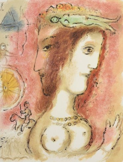 null Marc CHAGALL (1887-1985). L'Odyssée d'Homère, quatre illustrations (Sorlier...