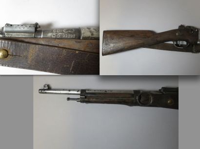 null Mousqueton Berthier, modèle 1916. Calibre 8 mm Lebel. Canon de 46 cm. Crosse...