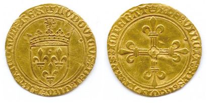 null LOUIS XI LE PRUDENT 22 juillet 1461 - 30 août 1483 Écu d'or au Soleil (2 novembe...