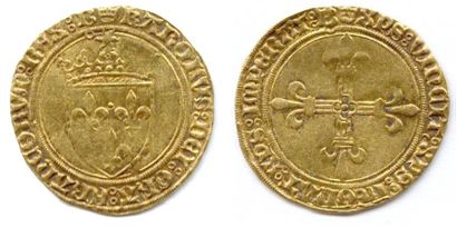 CHARLES VIII 1483-1498 Écu d'or au Soleil...